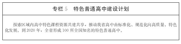 关于印发山东省“十三五”教育事业发展规划的通知 鲁政发〔2017〕33号